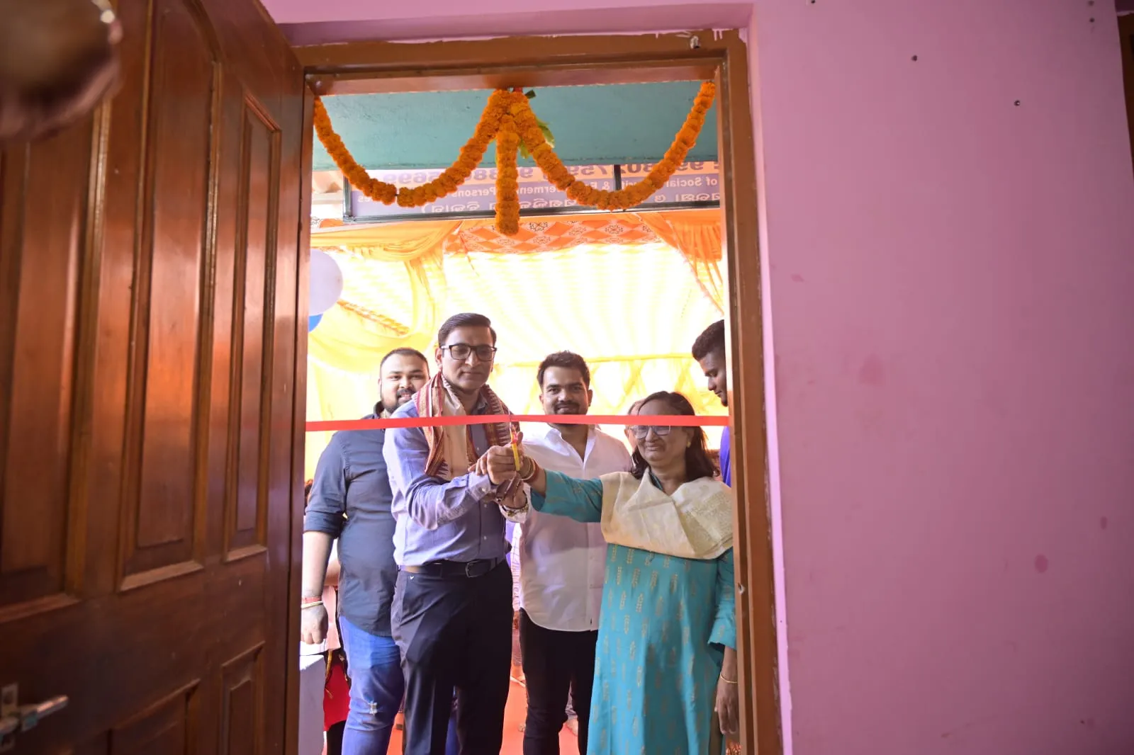 Faith Deaddction Center - Gallery Image | Ribbon Cutting on Disha Foundation Opening Day